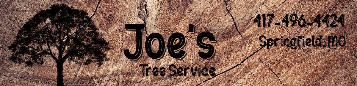 Site banner for Joe's Tree Service - Springfield, MO